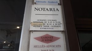 Notaria Cerrada